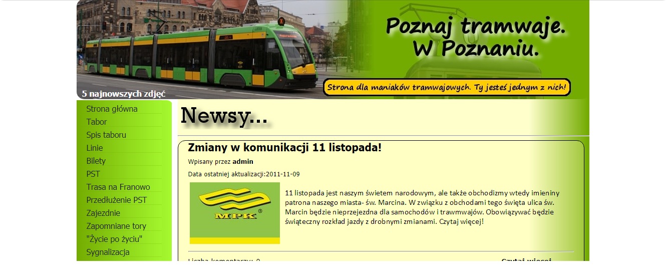 Start marki Poznaj Tramwaje. w Poznaniu.