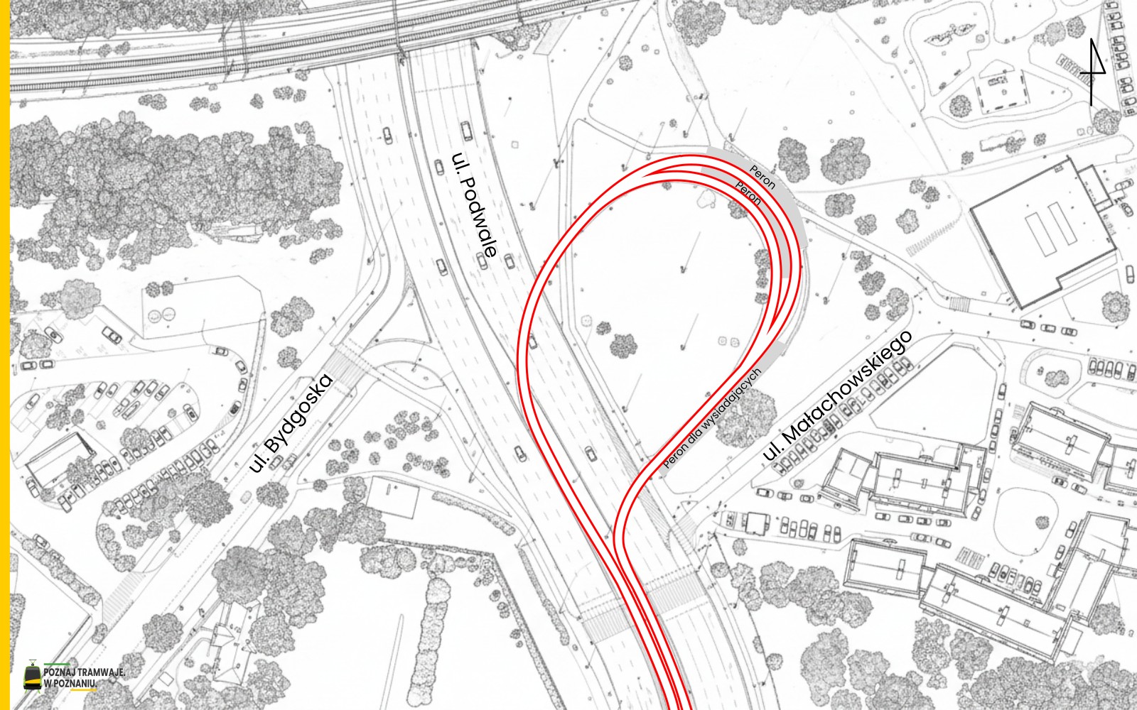 Schemat torowy pętli Pętla Zawady