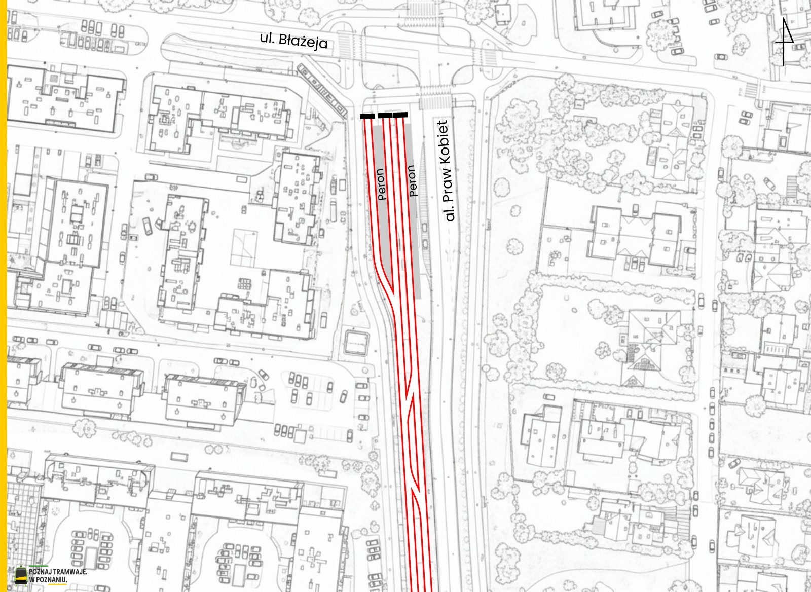 Schemat torowy pętli Końcówka Błażeja