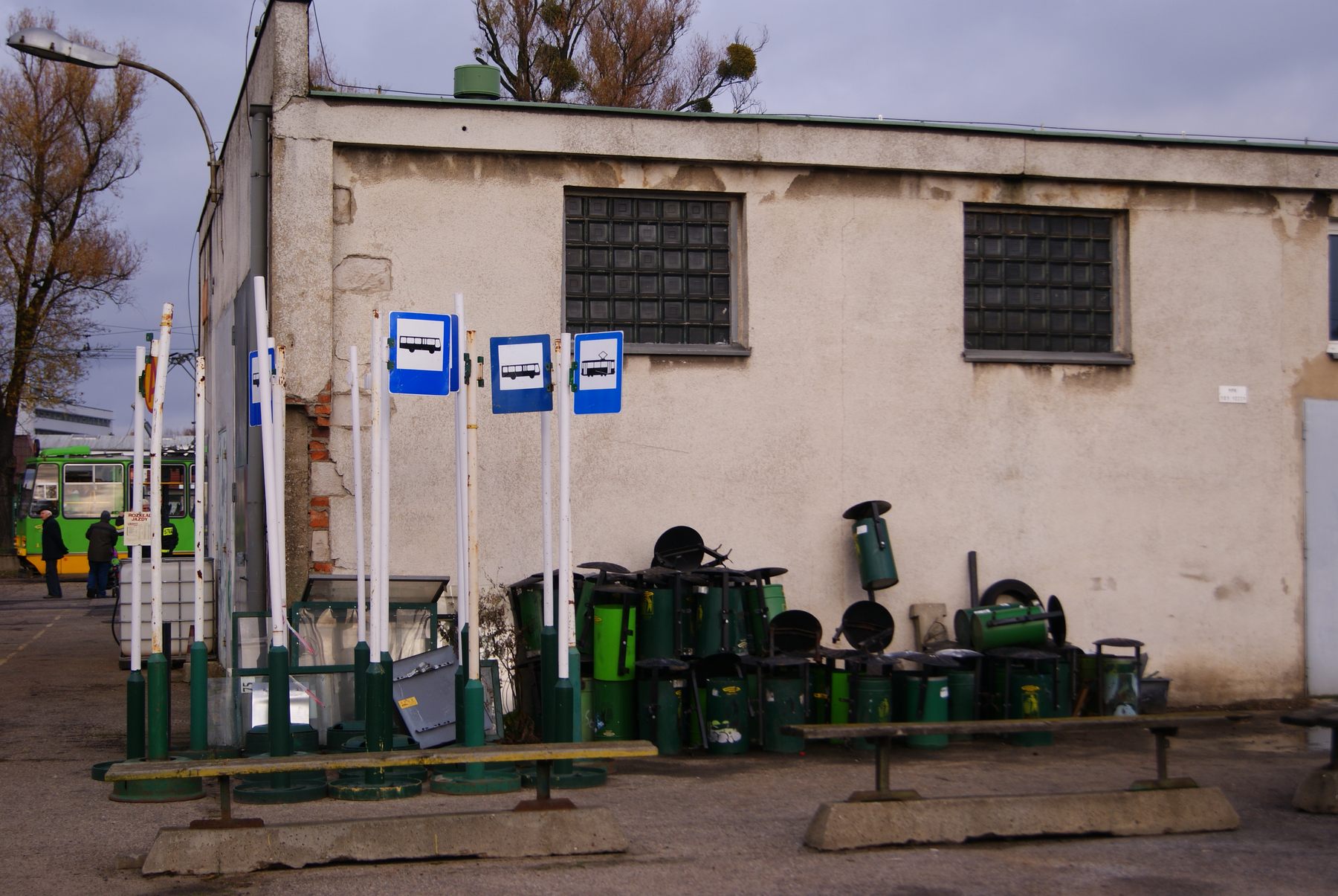 Zdjęcie z zajezdni forteczna