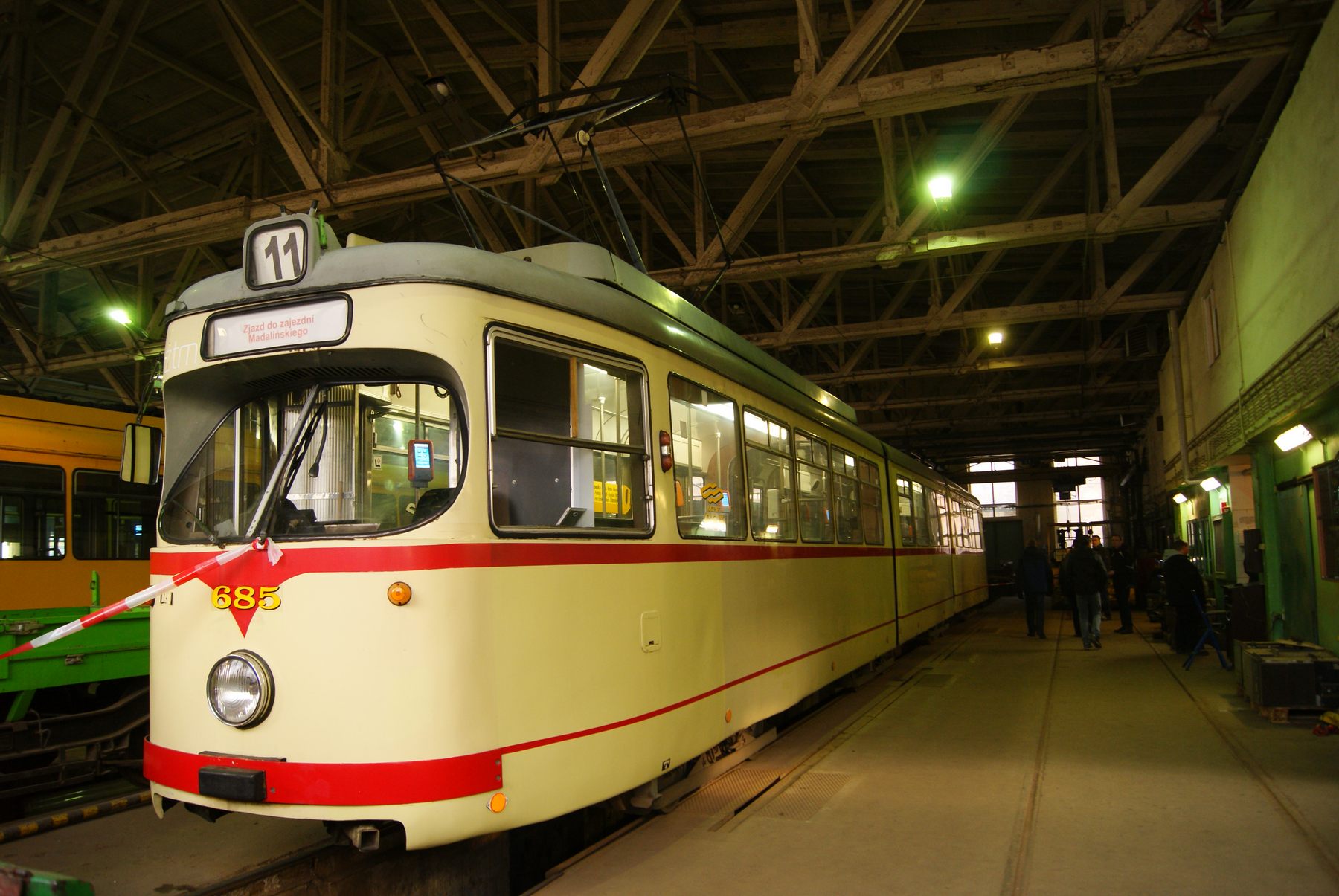 Zdjęcie z zajezdni madalinskiego