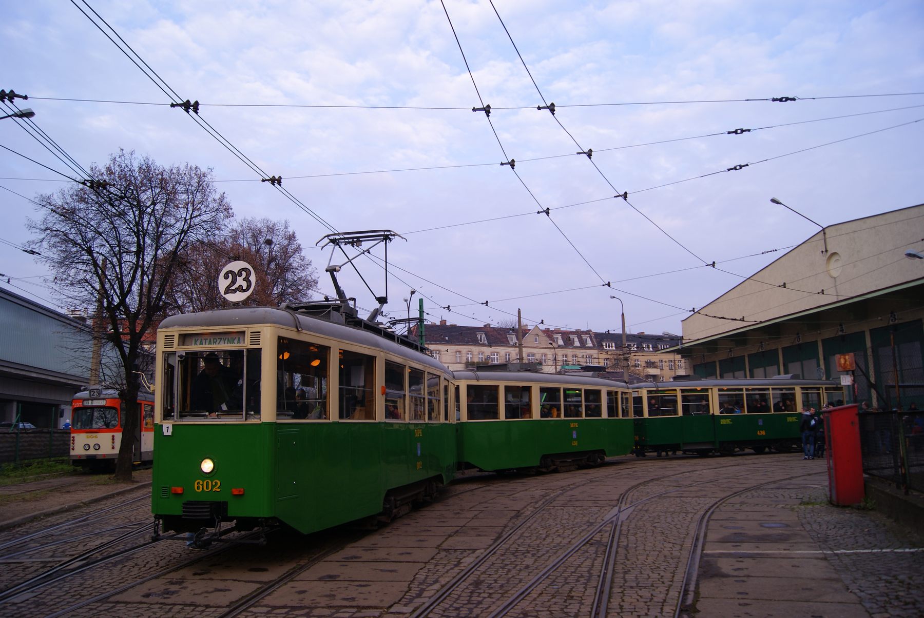 Zdjęcie z zajezdni madalinskiego