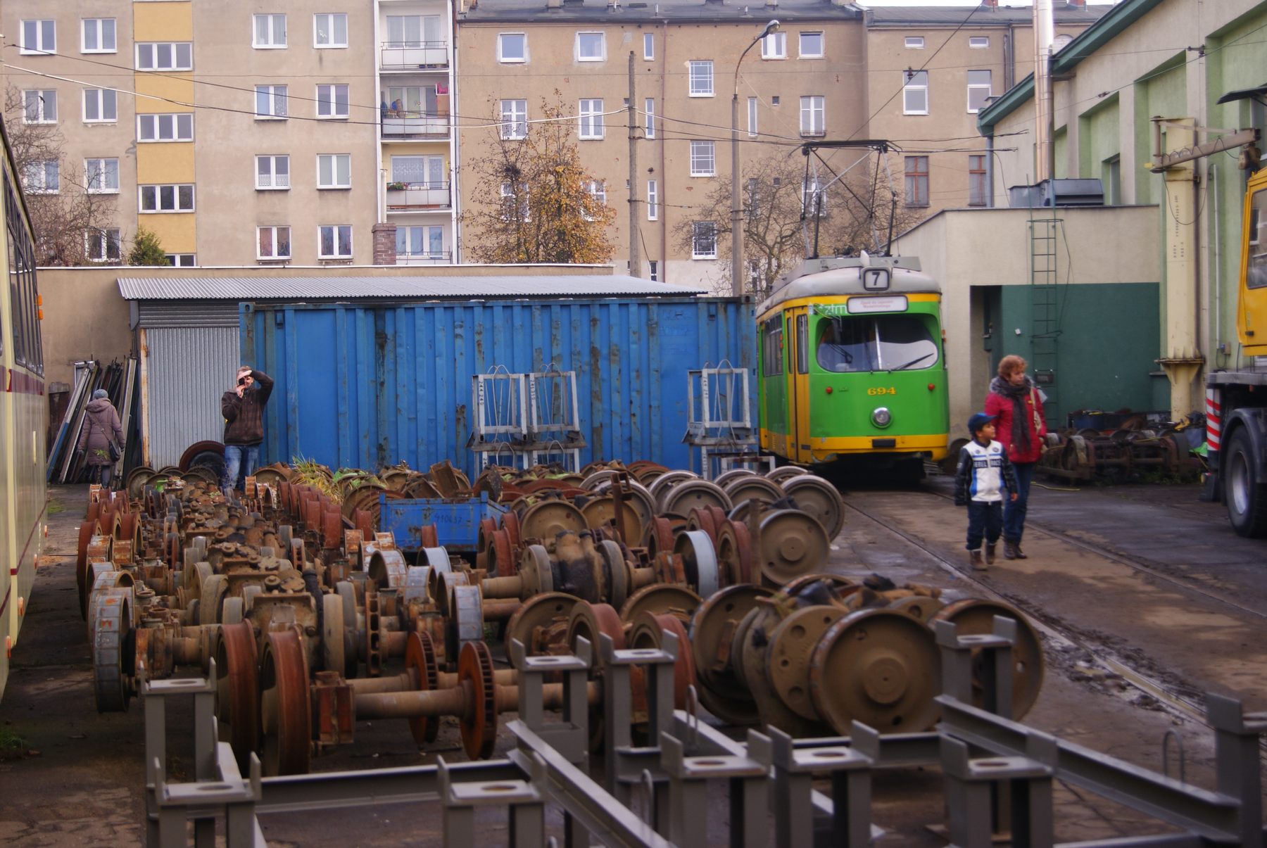 Zdjęcie z zajezdni madalinskiego