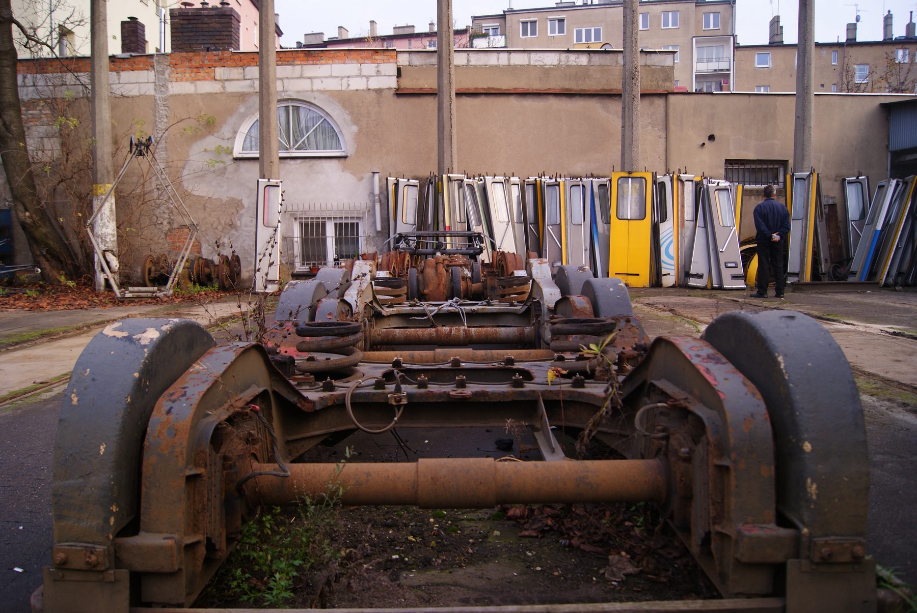 Zdjęcie z zajezdni madalinskiego