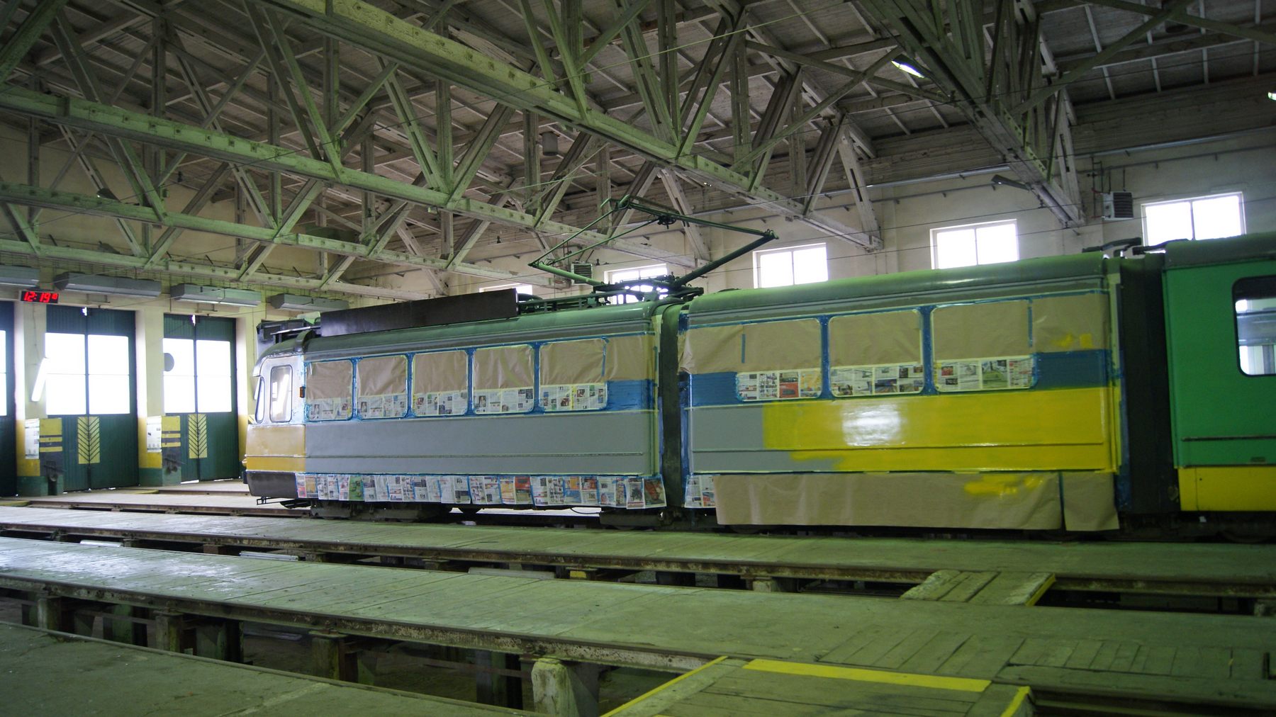 Zdjęcie z zajezdni madalinskiego