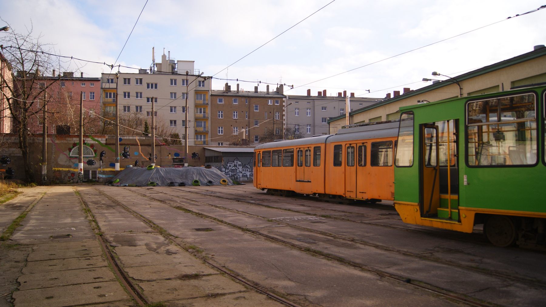 Zdjęcie z zajezdni madalinskiego
